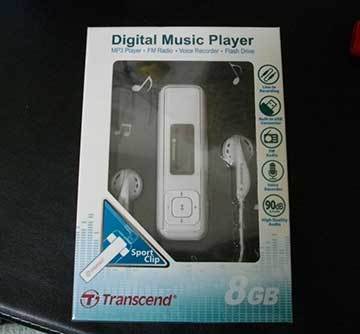 Transcend Mp3プレーヤー T Sonic Mp330 8gb Ts8gmp330 レビュー